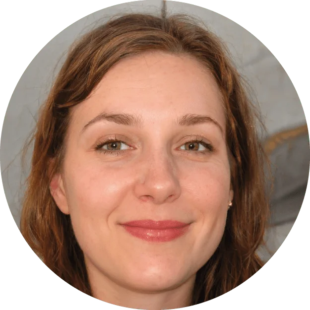 Mujer con expresión de satisfacción